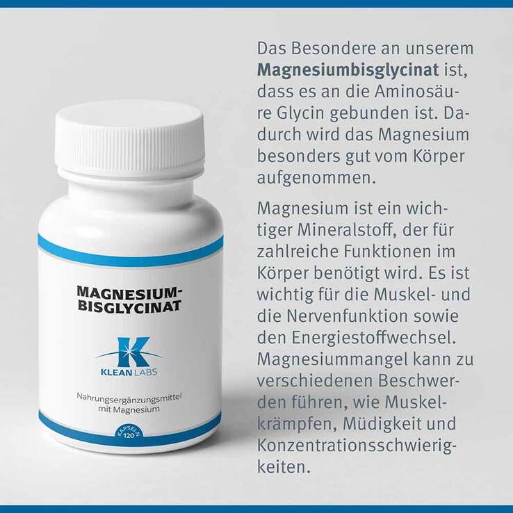 Magnesium Bisglycinat Kapseln, 120 St