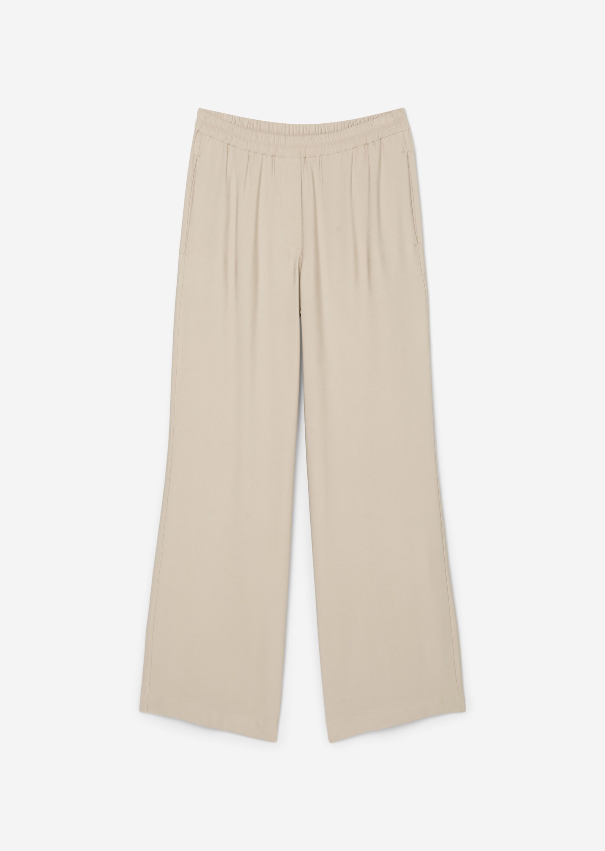 Wide Leg Pants mit Gummibund aus LENZING™ ECOVERO™