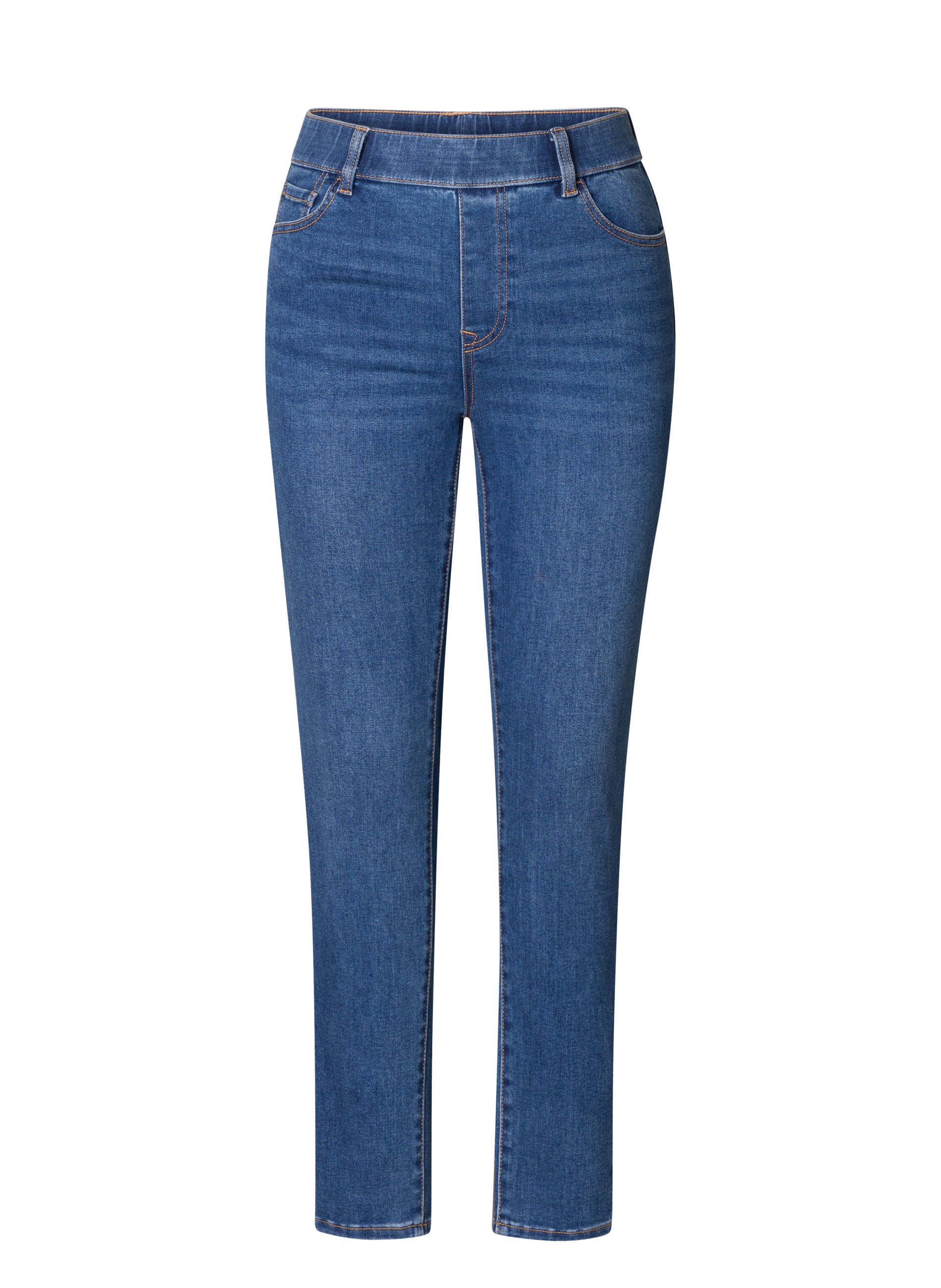 Base Level Jeggings »Anabel«  in blauer Waschung und mit Stretch