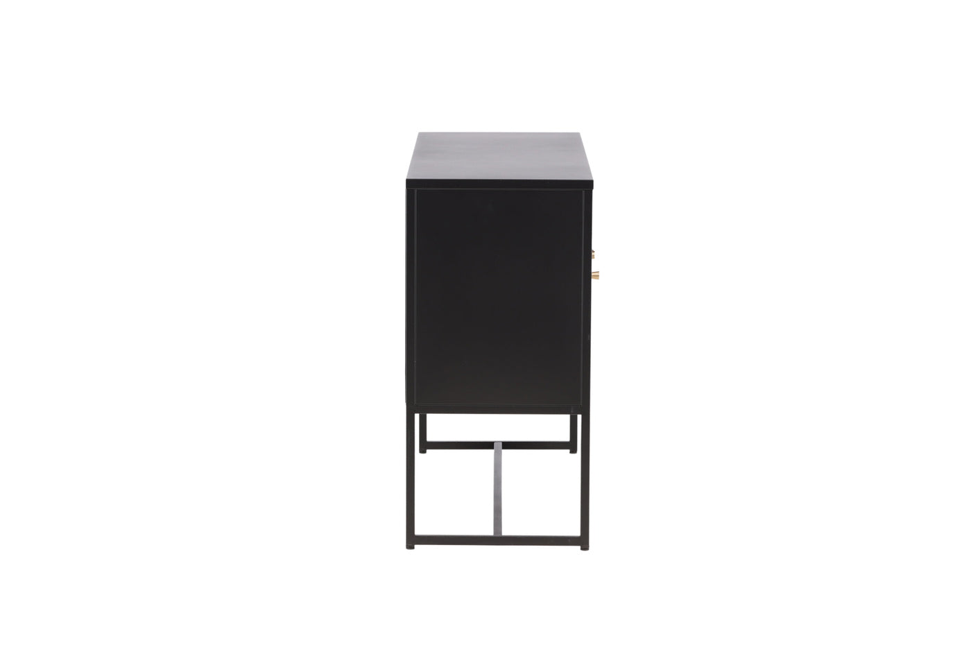 FjÃ´rd - Dressoir Zwart 120cm - Staal - Malla