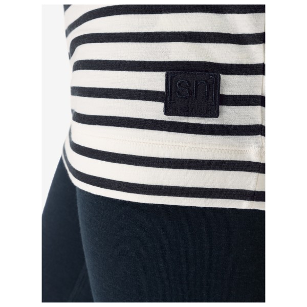 super.natural - Women's Feel Good Stripe Hibiskus Bio Hoodie - Sweat à capuche