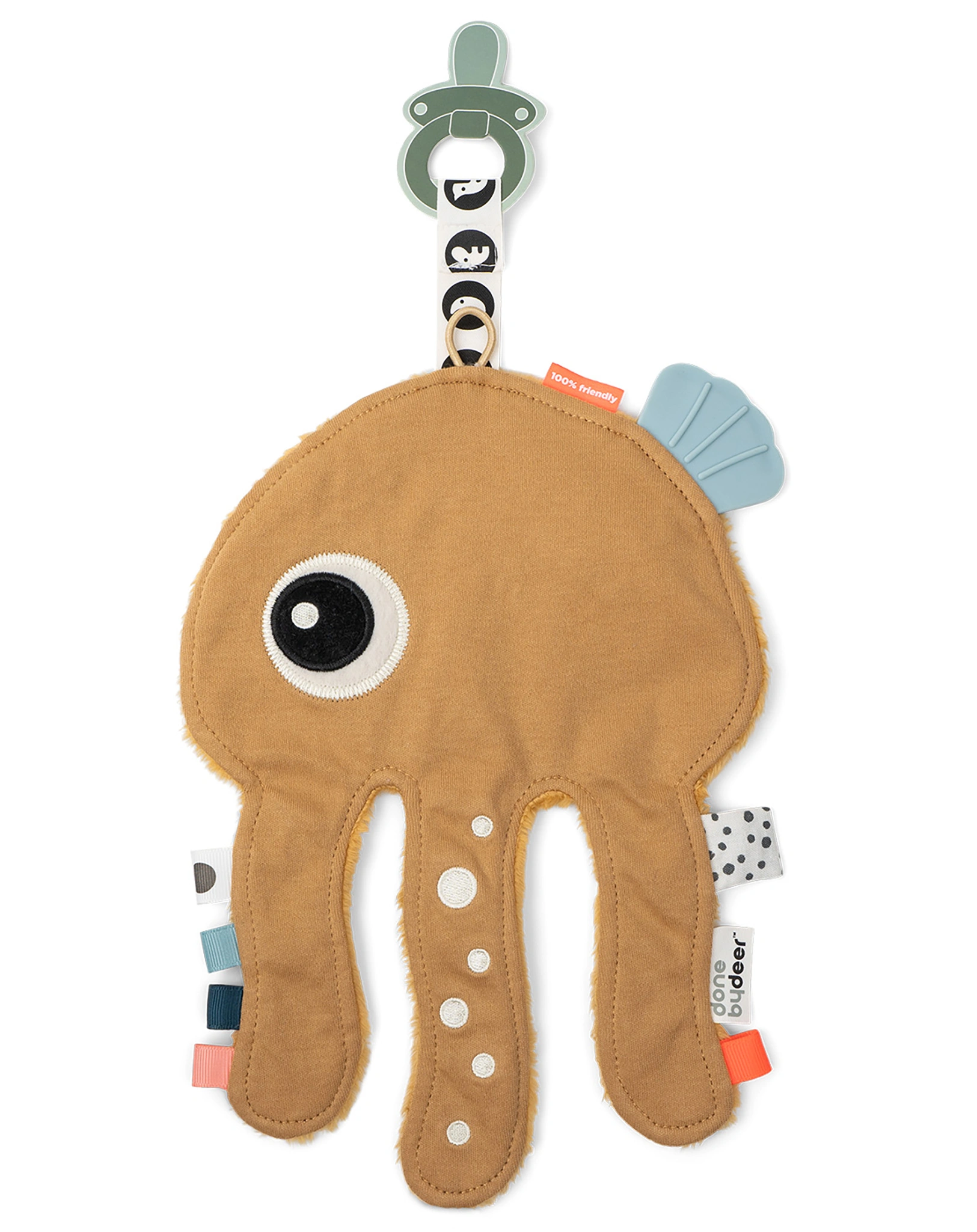 Schmusetuch COZY FRIEND - JELLY (18x26,5) in senfgelb