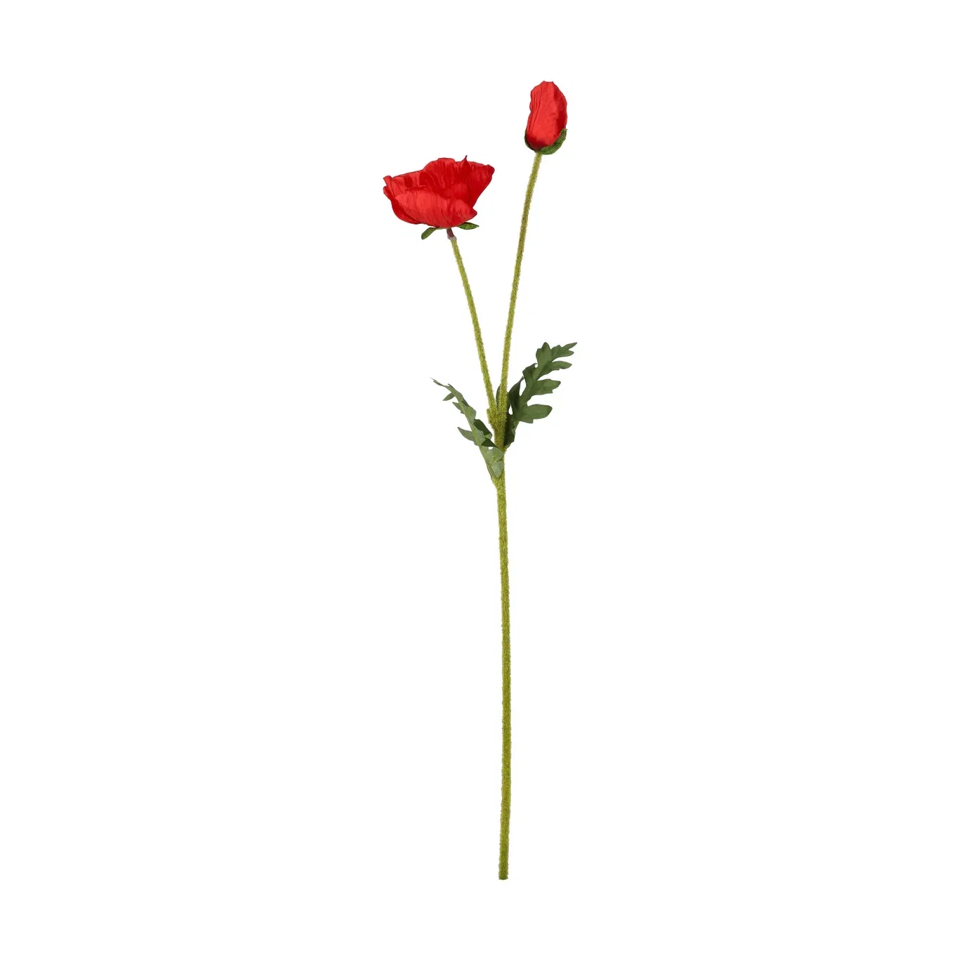 Valmue snitt kunstig Høyde 62 cm