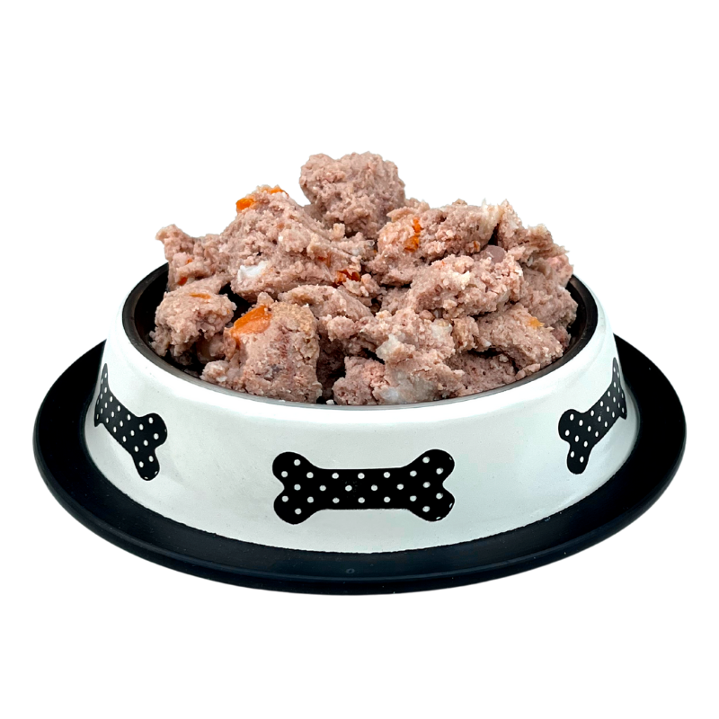 Ração úmida sem grãos BVS sabor frango e vegetais | Patê úmido sem grãos BVS sabor frango e vegetais para cães de todas as raças.