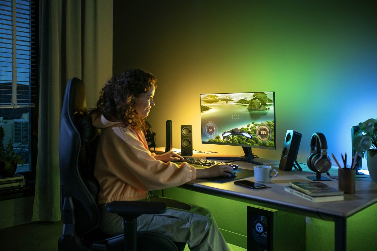 Philips Hue - 2xGaming Gradient PC strip 24 27 Inch - Bundle