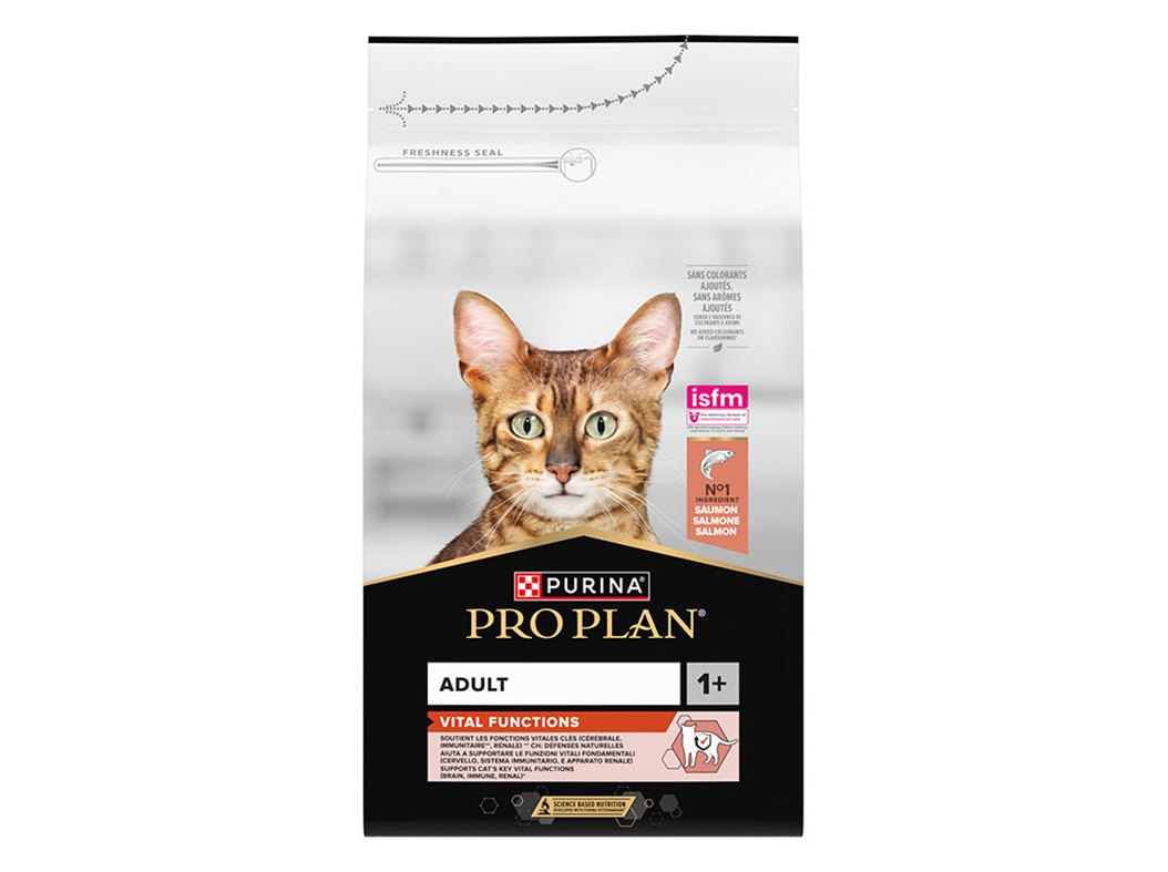 RAÇÃO PARA GATO ADULT PRO PLAN SALMÃO / ARROZ 1.5KG