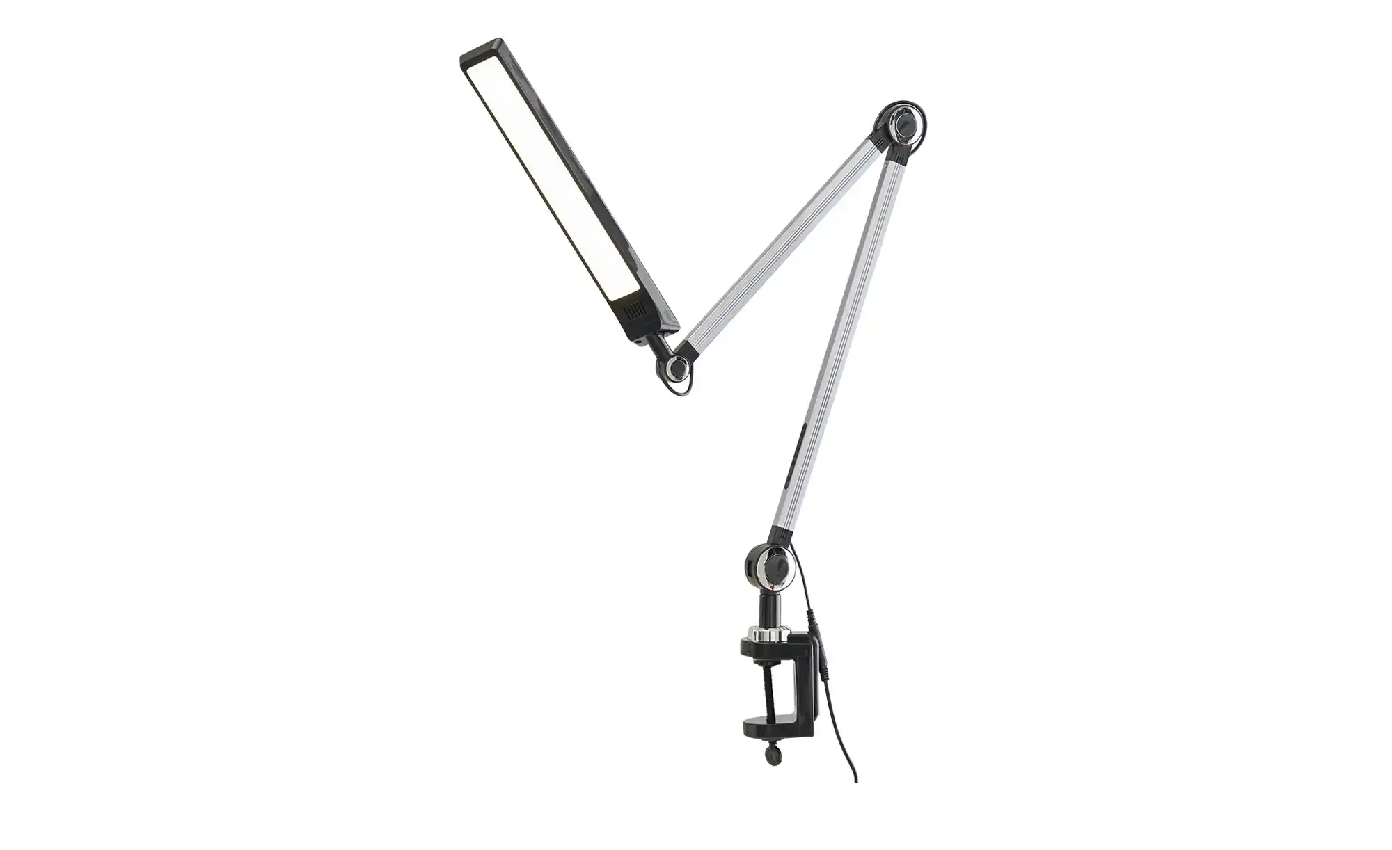 KHG LED-Klemmleuchte, 1-flammig, schwarz mit Touchpad