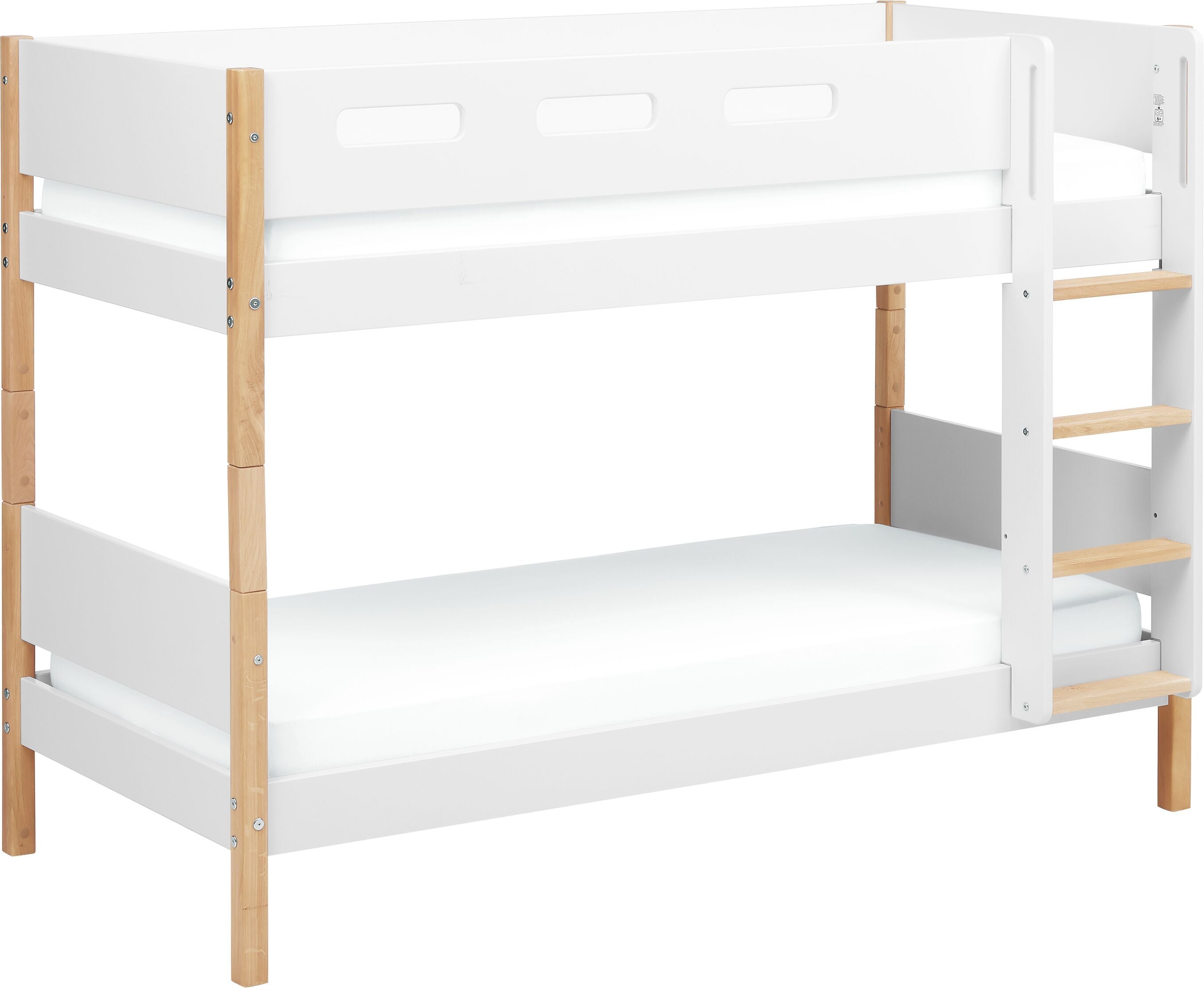 Flexa NOR Etagenbett - Weiss / B: 109.0 cm x T: 210.0 cm x H: 154.0 cm