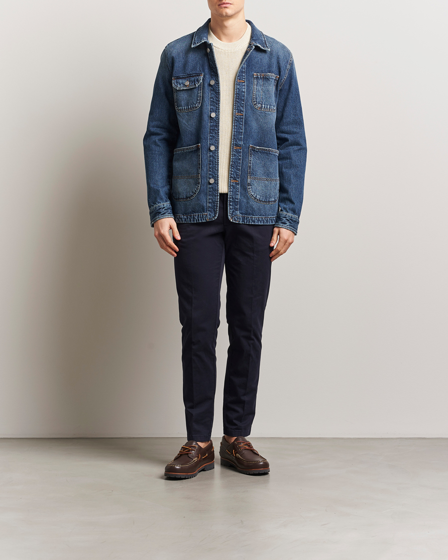 Morris Denim Shirt Jacket Blue