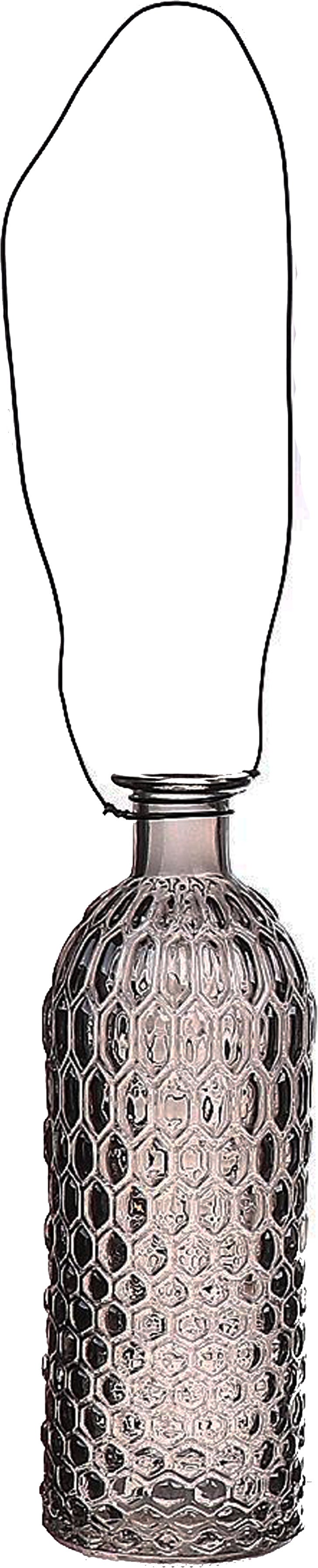 Duif vaas Louvre grijs D 8 H 24,8 cm