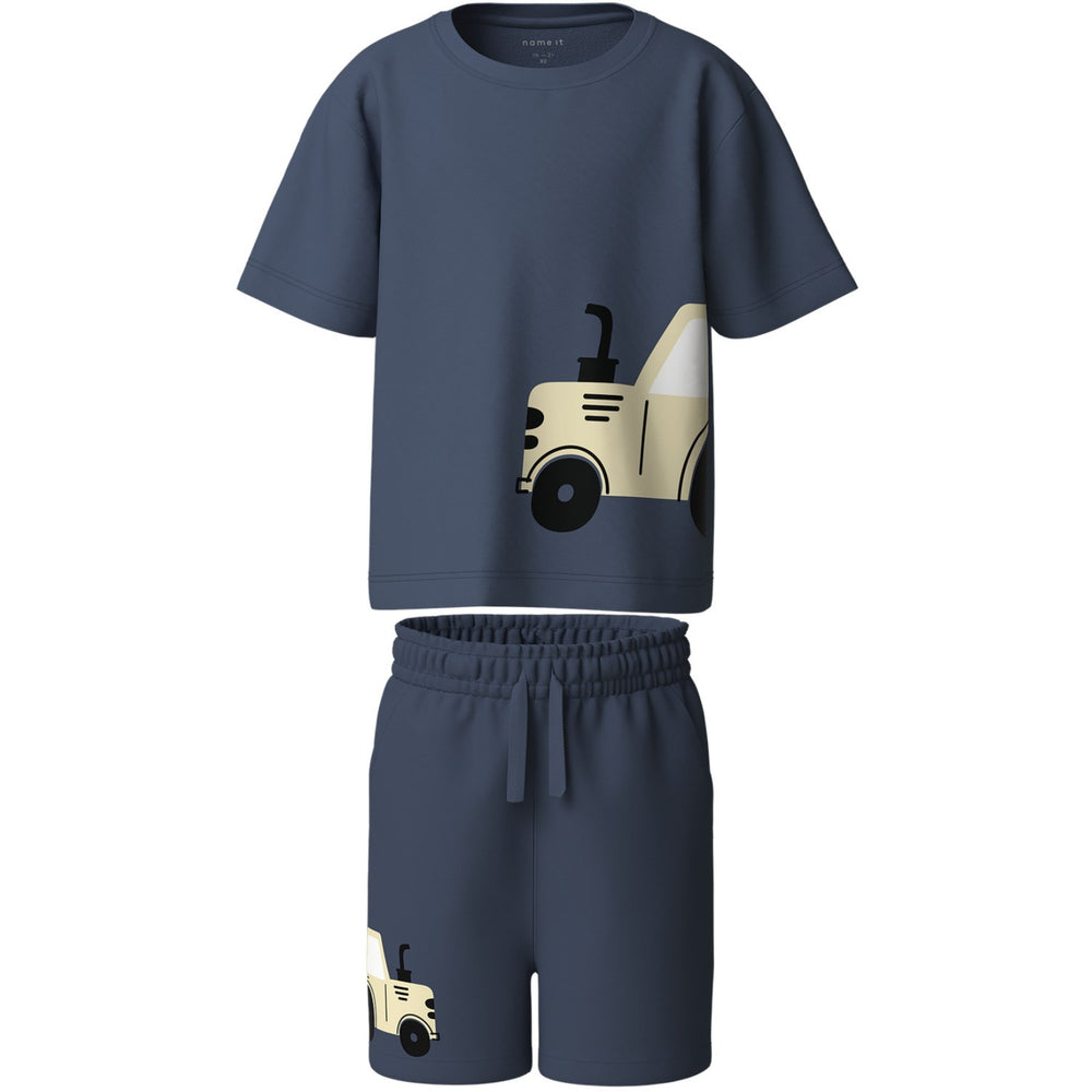 Køb Name It Vintage Indigo Nmmhectors Shorts Sæt