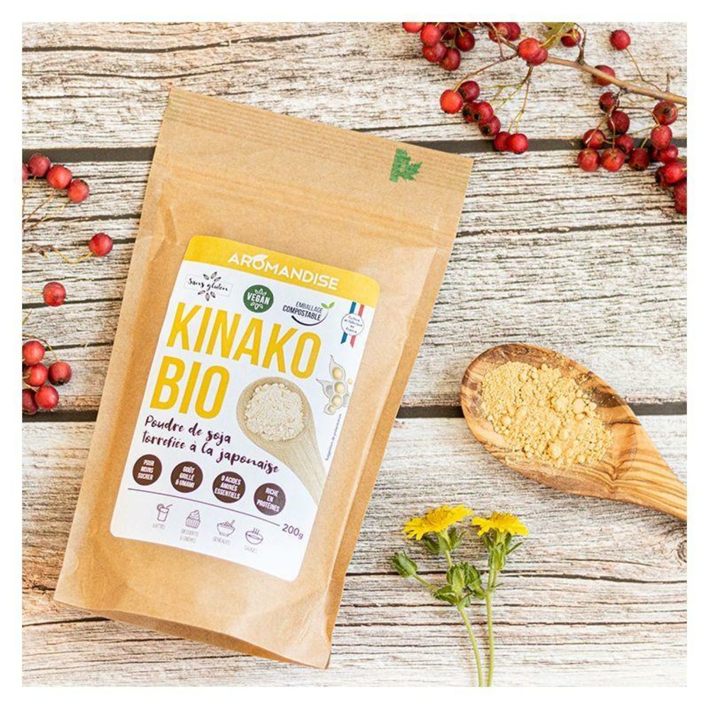 Poudre de soja torréfié kinako 200 g