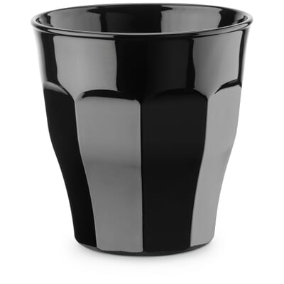 Französisches Kaffeeglas schwarz, 250ml