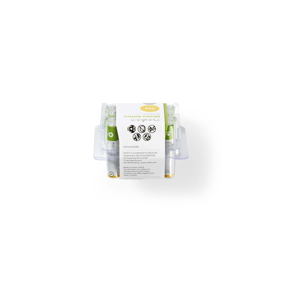 Nedis Alkaline Battery AAA | 1.5 V DC | 20-Pakke