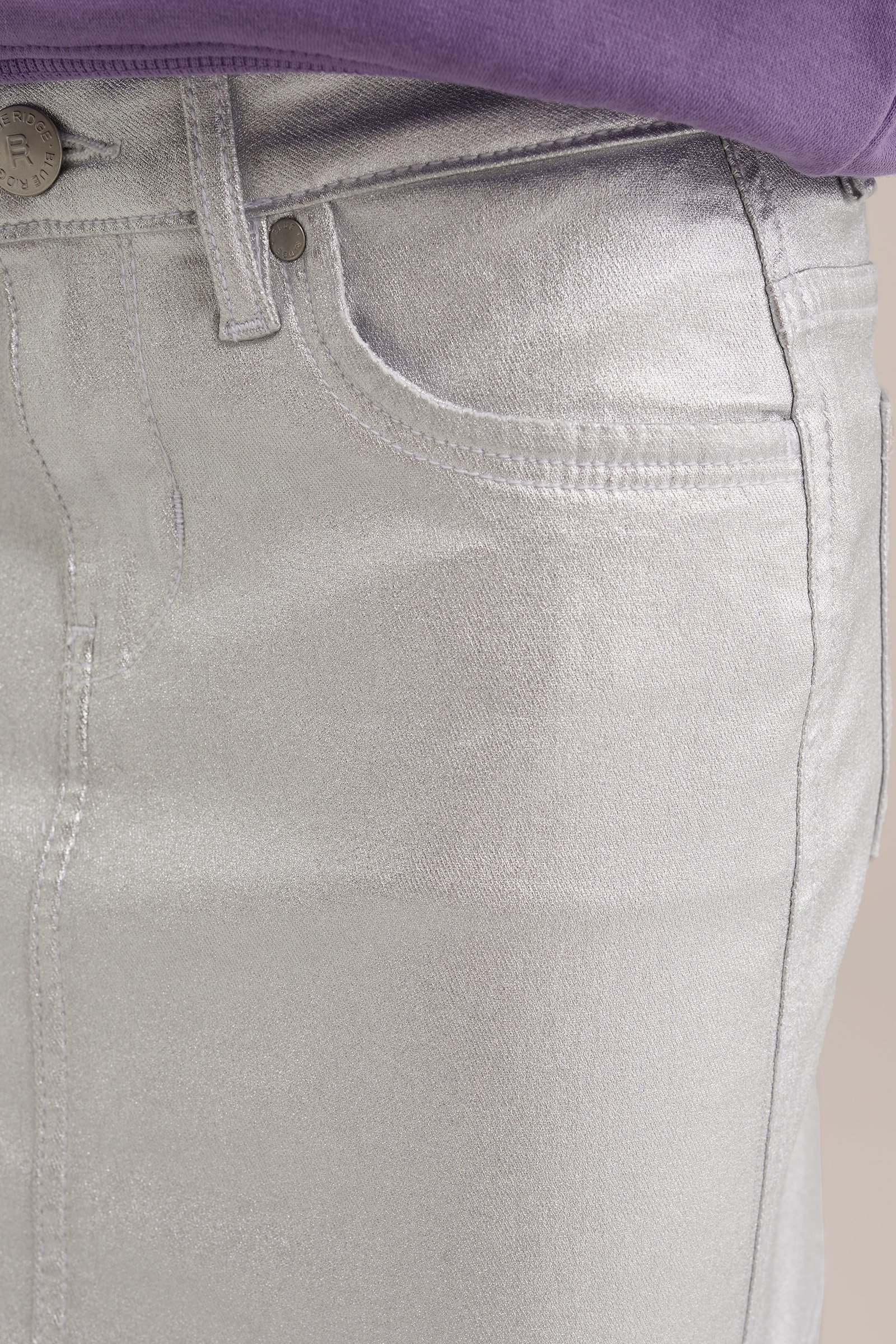 Meisjes coated rok Blue Ridge Zilver