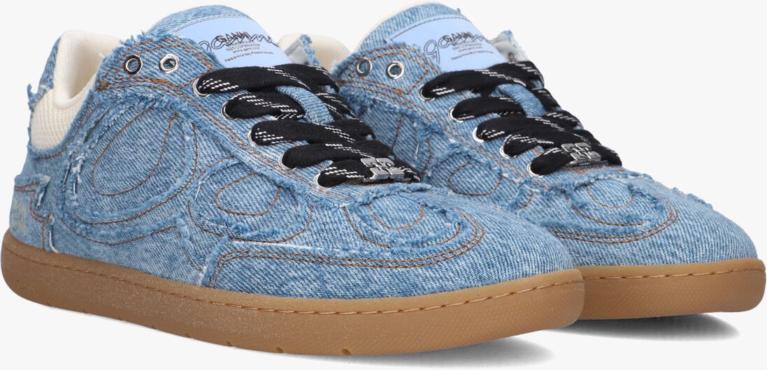 blauwe ganni lage sneakers 53084