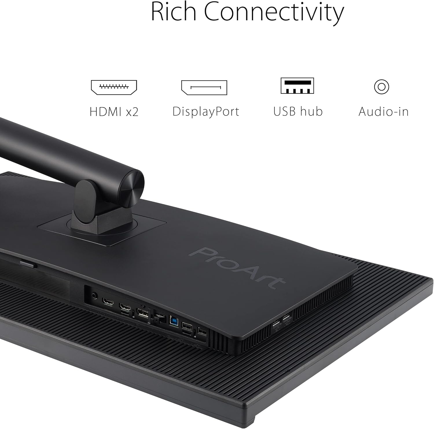ASUS ProArt PA328QV - Ecran PC 32'' WQHD - Dalle IPS - 2560x1440-400cd/m² - Display Port, 2X HDMI, 4X USB 3.2-100% sRGB - 100% Rec.709 - Précision △E