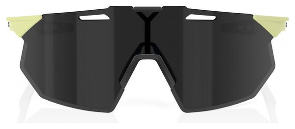 Lunettes 100% Hypercraft SQ Soft Tact Glow - Ecran Mirror Noir