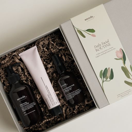 woods_ copenhagen Daily Facial Routine Gaveæske
