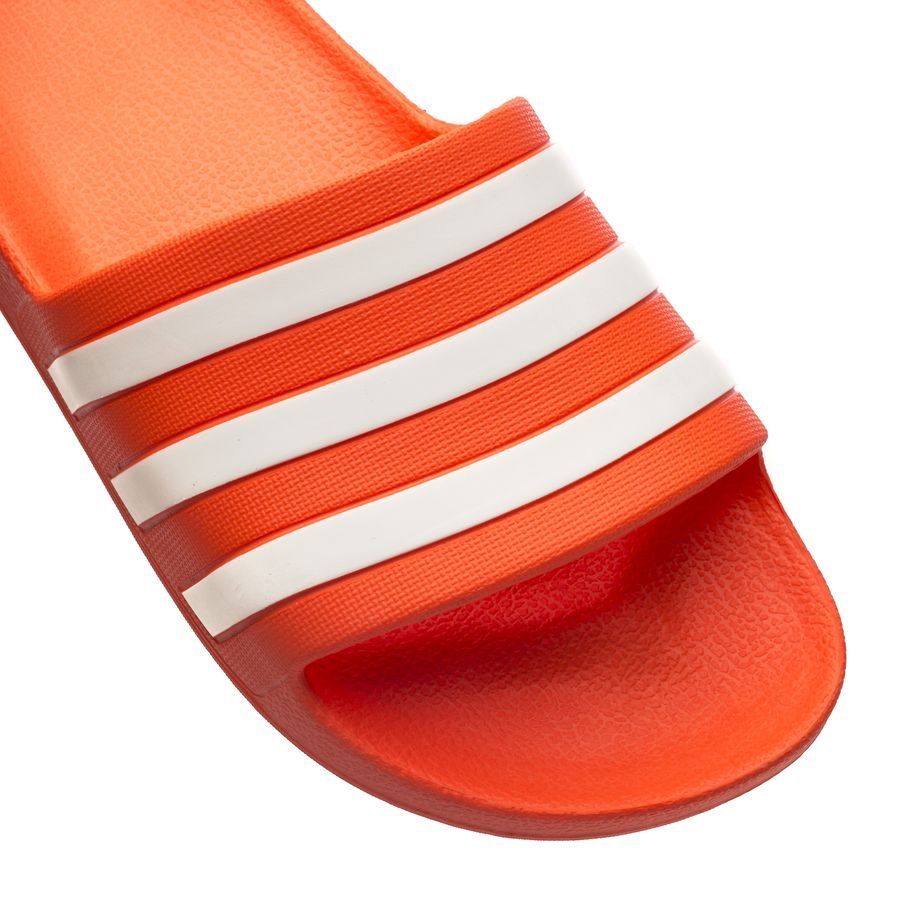 adidas Claquettes adilette - Rouge/Blanc