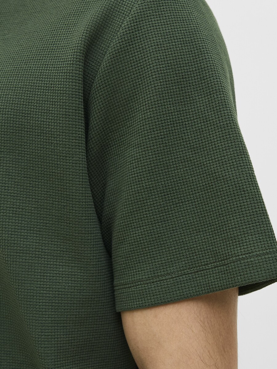 JACK & JONES<br>Camiseta estruturada de manga curta