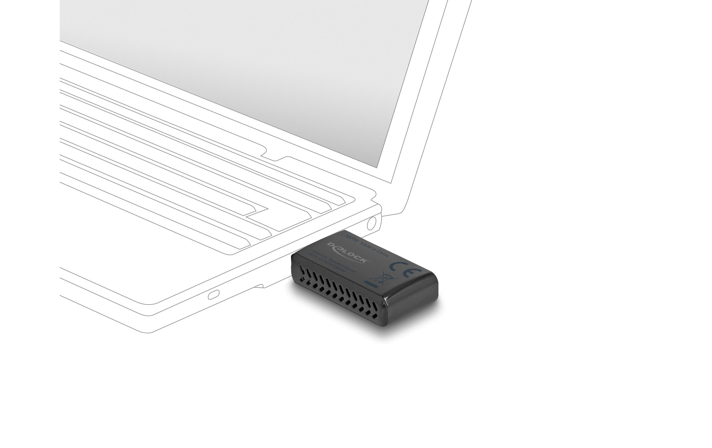 WLAN-N USB-Stick AX1800Delock Wi-Fi 6 Dualband WLAN USB Stick AX1800 (1201 + 574 Mbps)