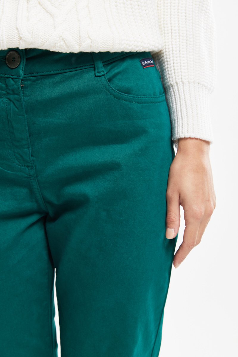 Pantalon droit - coton