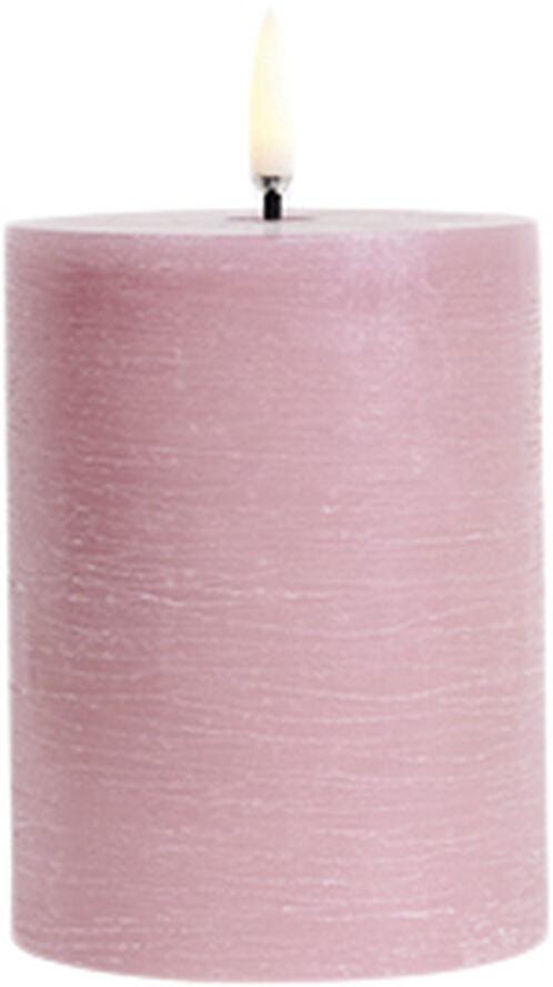 Uyuni LED pillar candle, Dusty rose