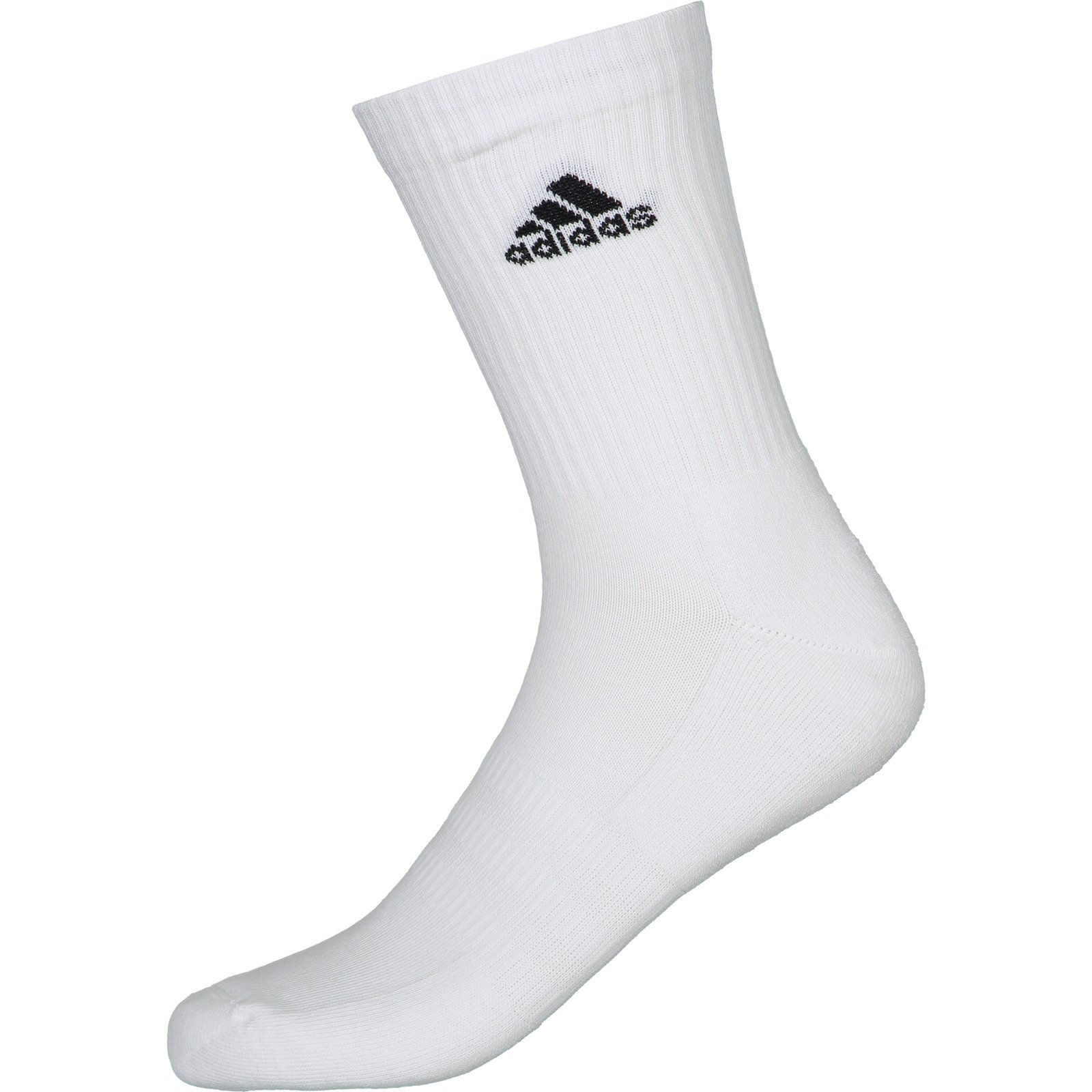 Adidas Sportsocken Cushioned, 3 Paar 40-42, weiss