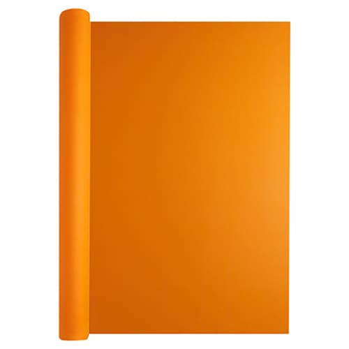 Nappe de table non tissé Célisoft Manufacture de l'Éphémère 1,20 x 50 m mandarine