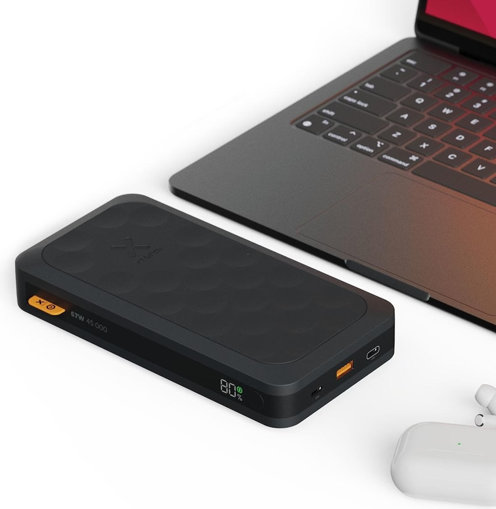 (67W) 45000mAh Fuel Series 5 Dual USB C / USB A Powerbank Power Delivery Ladegerät (FS5451) Midnight Black
