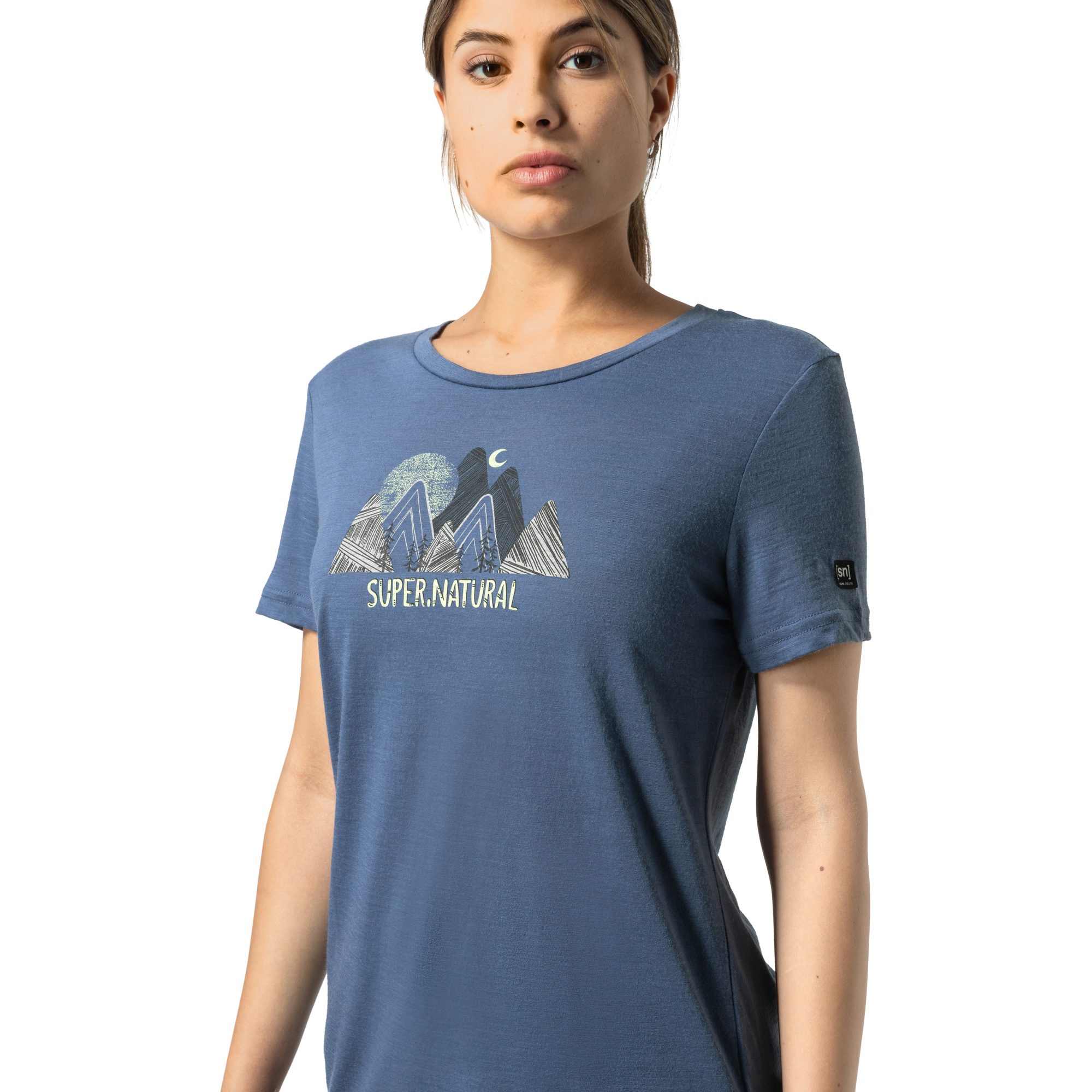 super.natural Triangle Hill T-Shirt Damen night shadow blue