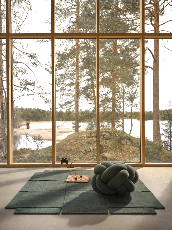 Design House Stockholm Knot kussen 60x60 Camel