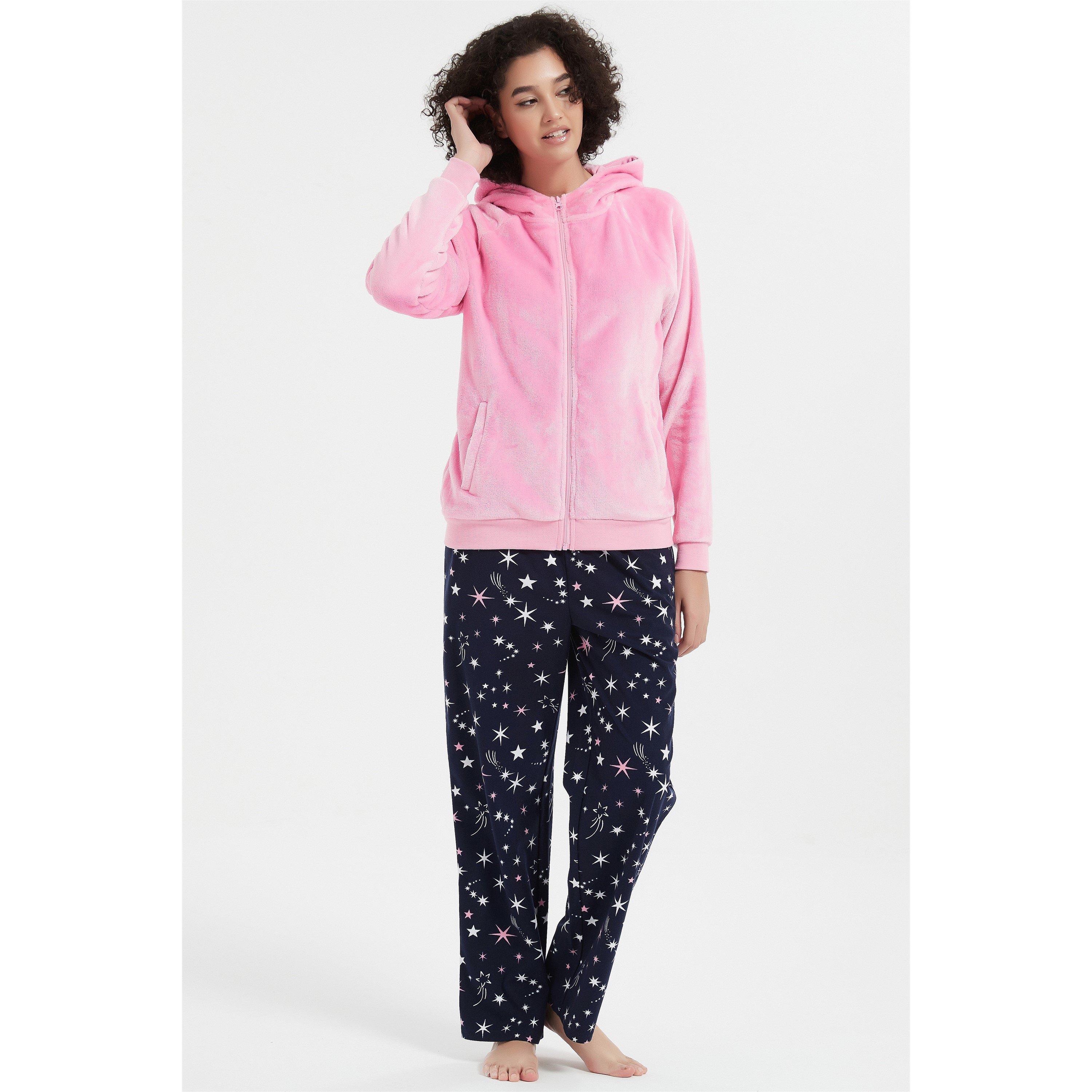 Linea Ladies 3 Piece Star Hooded Lounge Set