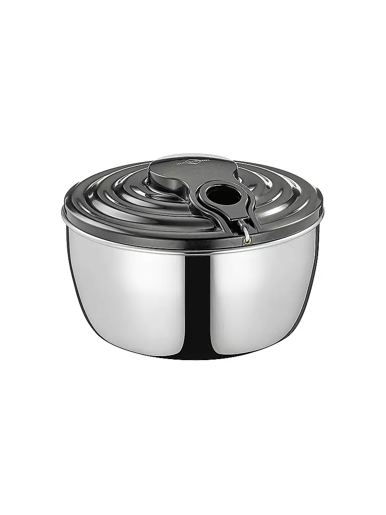 KÜCHENPROFI Salatschleuder WAVE 24,5cm Edelstahl silber