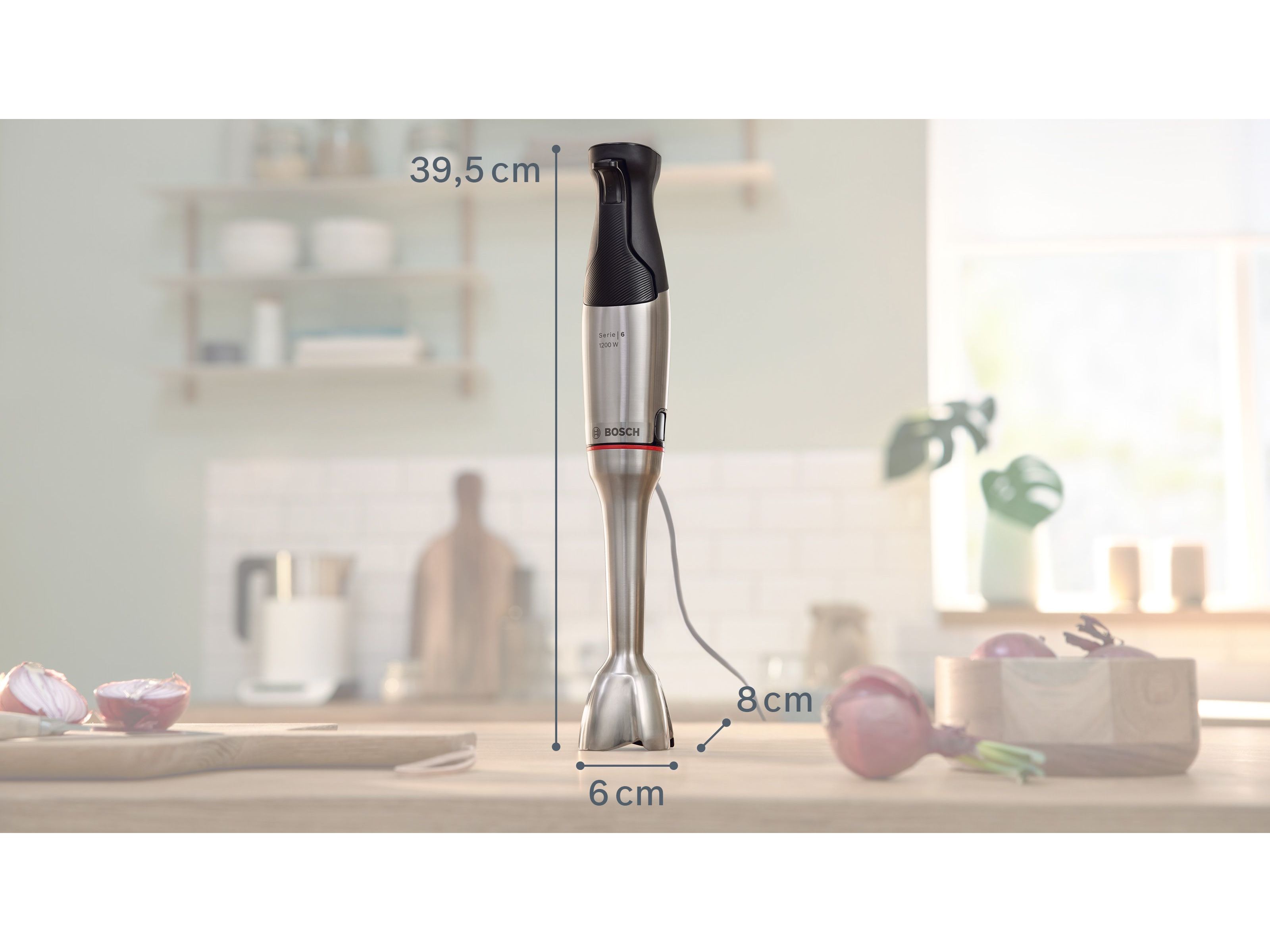VARINHA MÁGICA COM ACESSÓRIOS BOSCH MSM6M821 ERGOMASTER (1200 W - INOX)