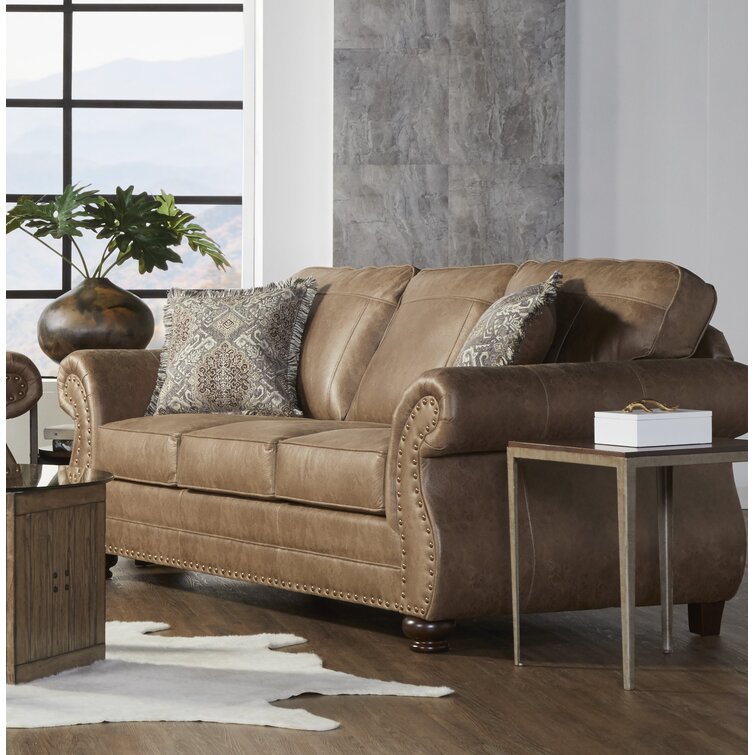 Claycomb 91&rdquo; Round Arm Sofa
