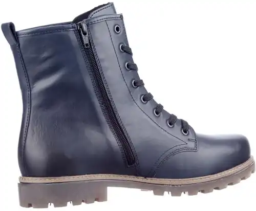 Remonte blauw D3C70-14 - maat 43 veterboot blauw - maat 43 Calandschoen