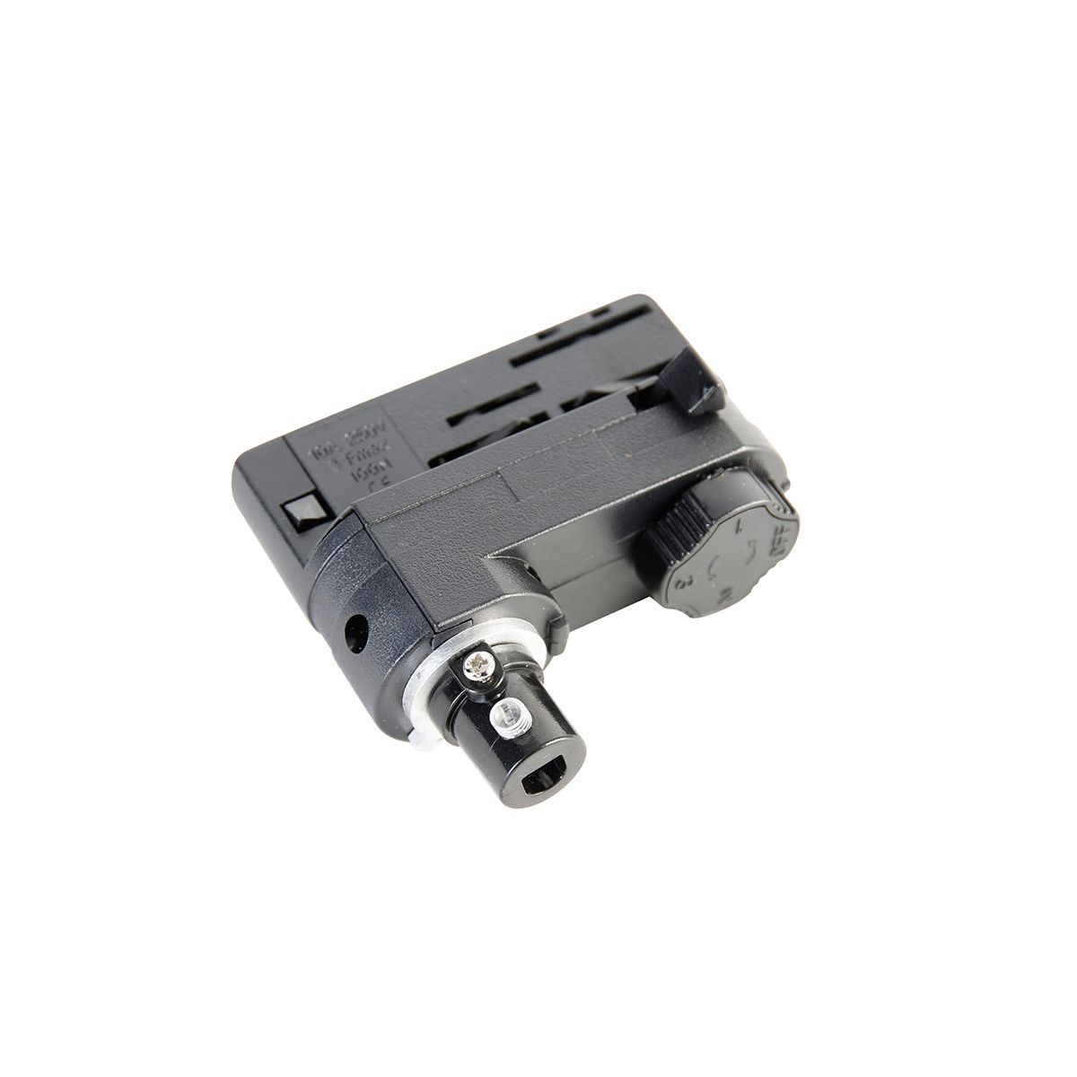 Design hanglamp zwart incl. rail adapter 3-fase - 3-Phase Tuba small