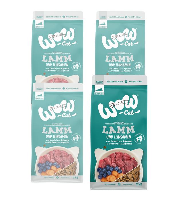 WOW® Cat Trockenfutter für Katzen Senior,