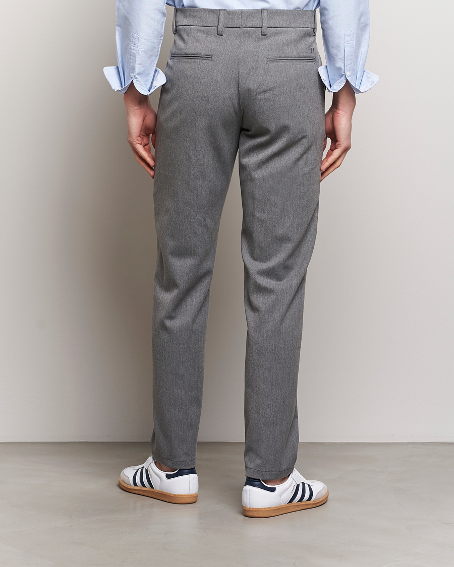 Les Deux Como Reg Suit Pants Grey Melange