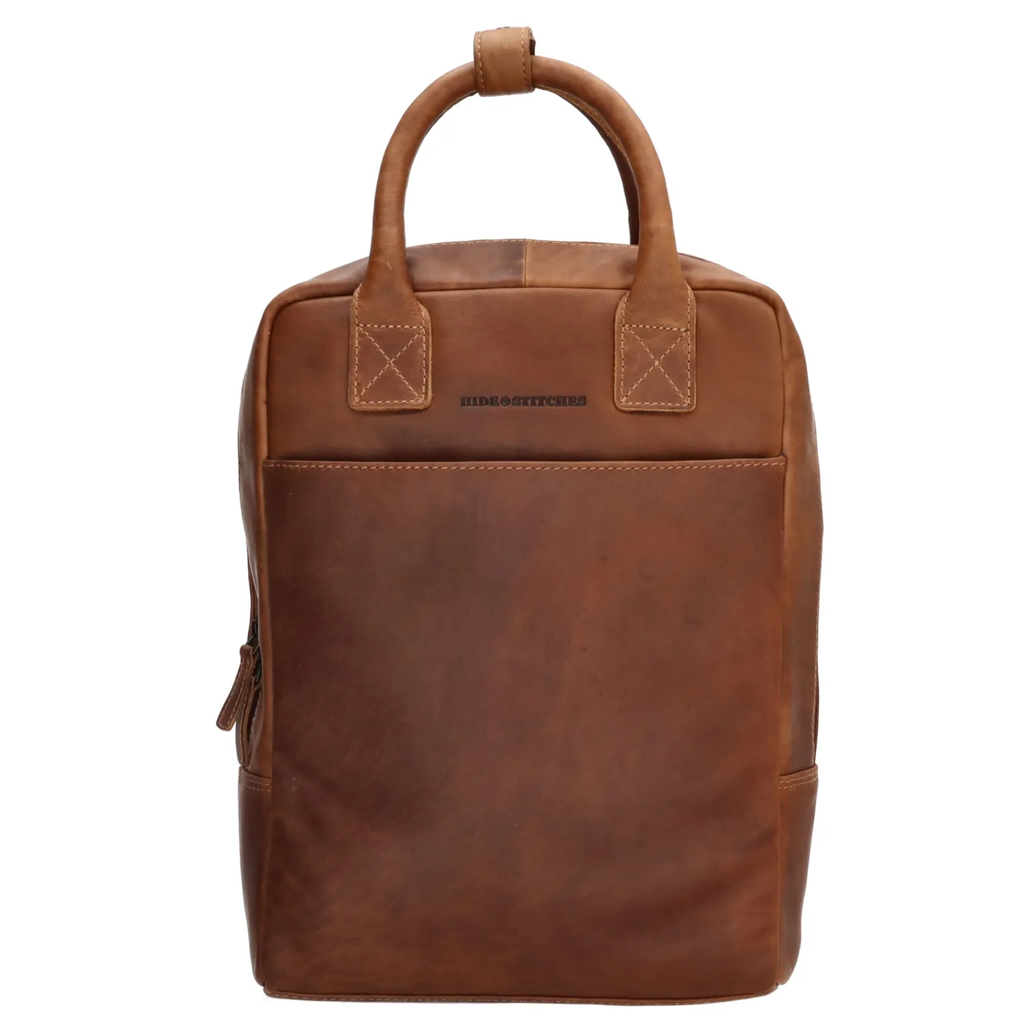 Hide & Stitches Japura Rugzak 13,3 inch Cognac