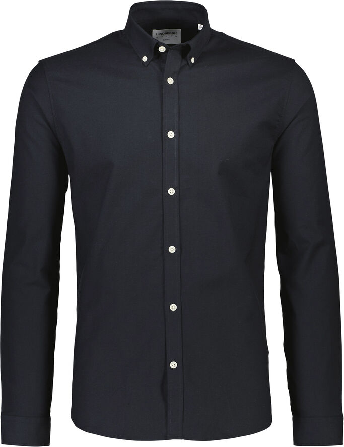 Lindbergh Oxford skjorte slim fit Sort