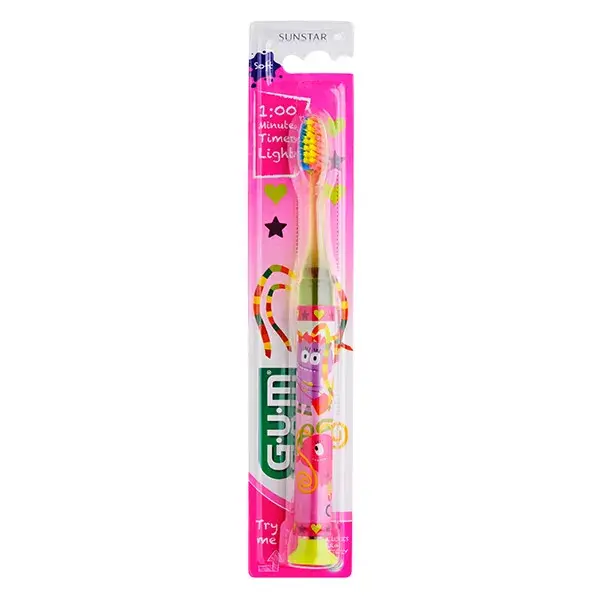 Escova de dentes macia Gum Timer Light Junior