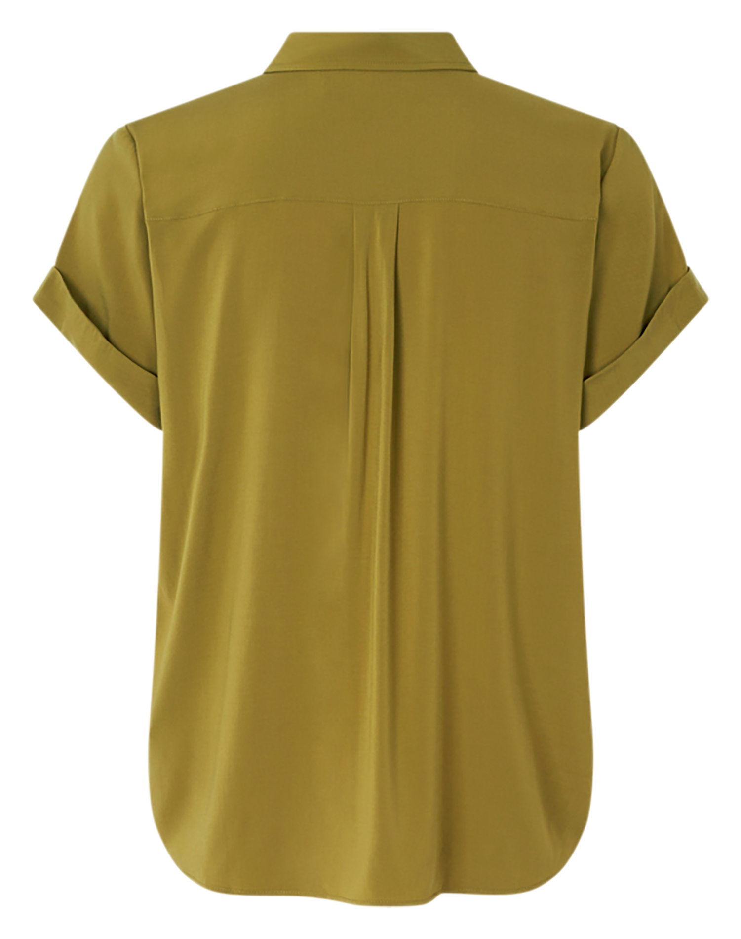 MAJAN - Chemise ample à col classique | Vert