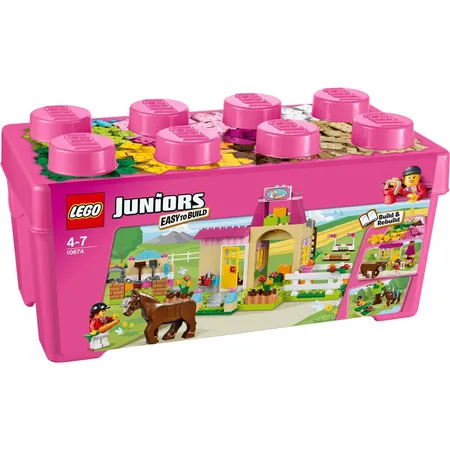 LEGO® Juniors 10674 Große Steinebox Ponyhof