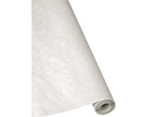 Wit papieren tafelkleed, 100 cm x 100 m