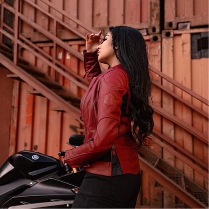 Blouson Oxford BECKLEY - Rouge
