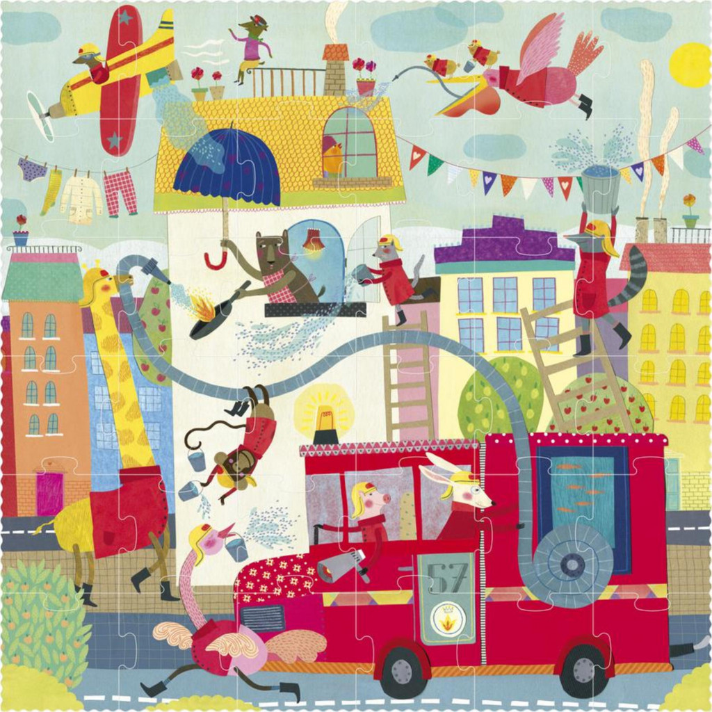 Puzzle - I want to be ... Firefighter