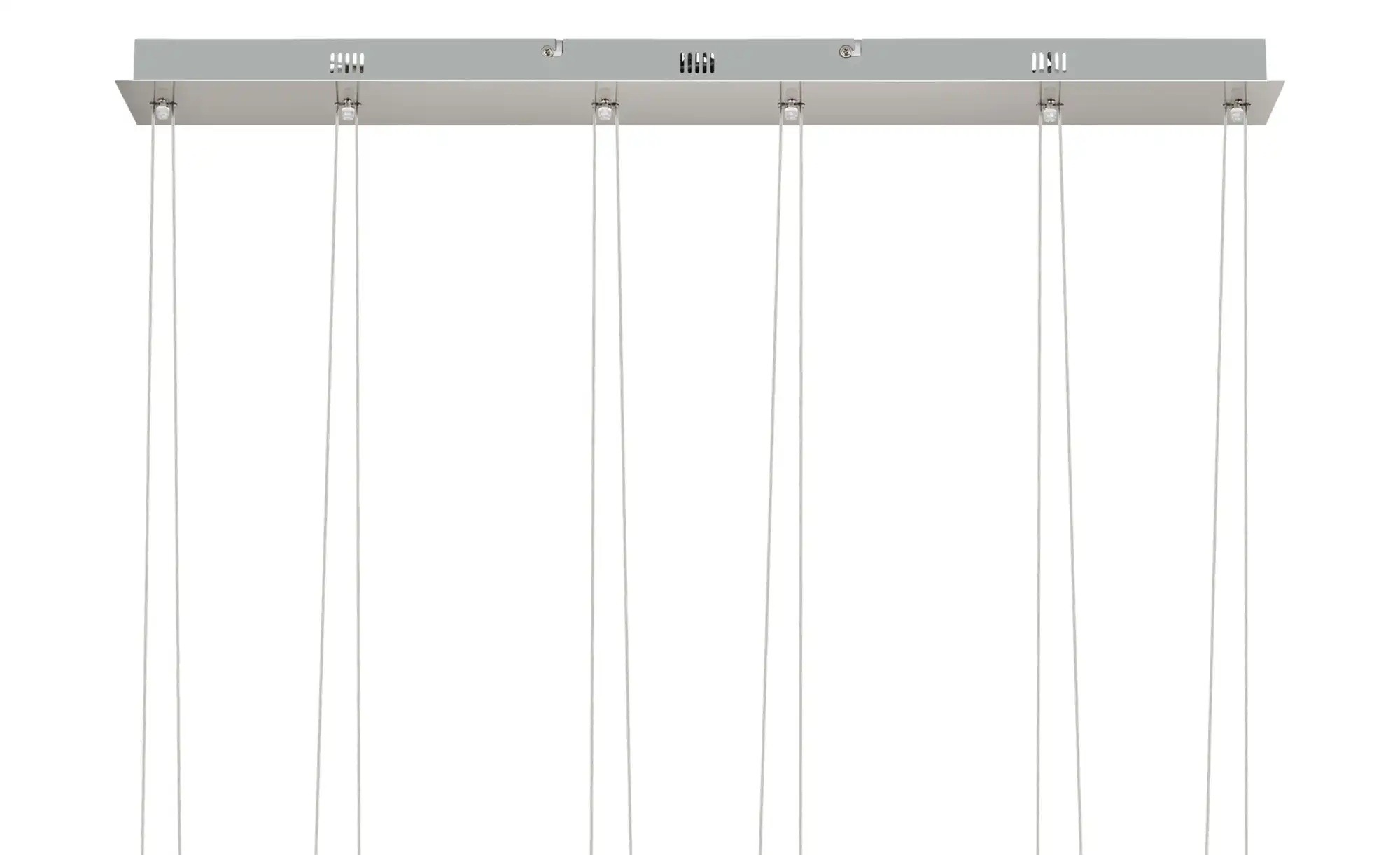 Meisterleuchten LED-Pendelleuchte, 6-flammig, nickel matt